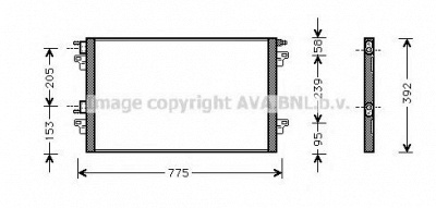 AVA QUALITY COOLING rt5280 -  Конденсатор, кондиционер